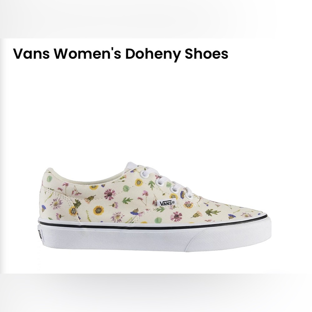 Vans Women's Doheny Shoes Floral Size 8.5